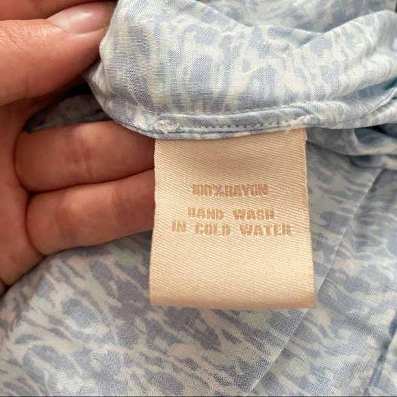 Paloma Blue Faye Gathered Printed Twill Mini Dress - Picture 10 of 11